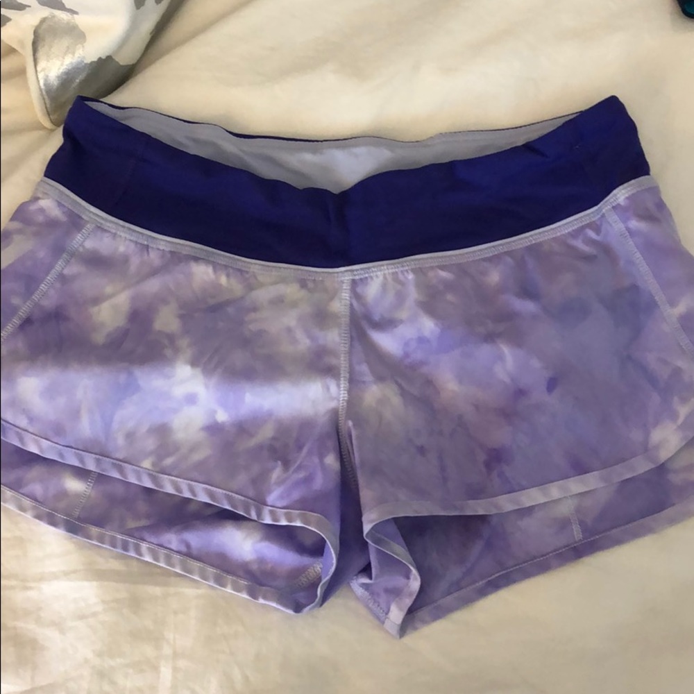 Lululemon speed shorts